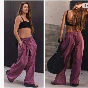 FP Movement One More Time Wide Leg Pant Size Small Tie Free People